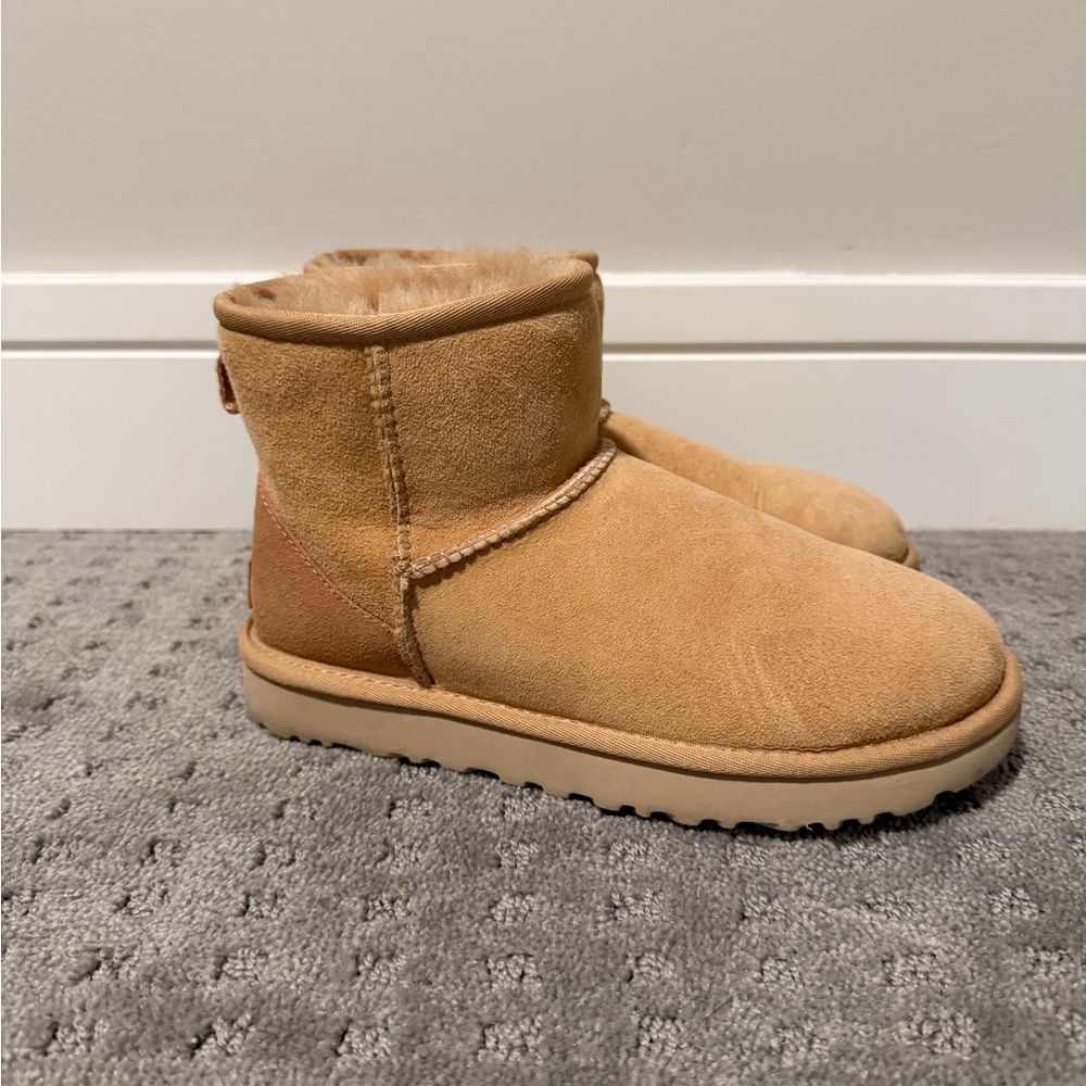 UGG Classic Beige Suede Boots